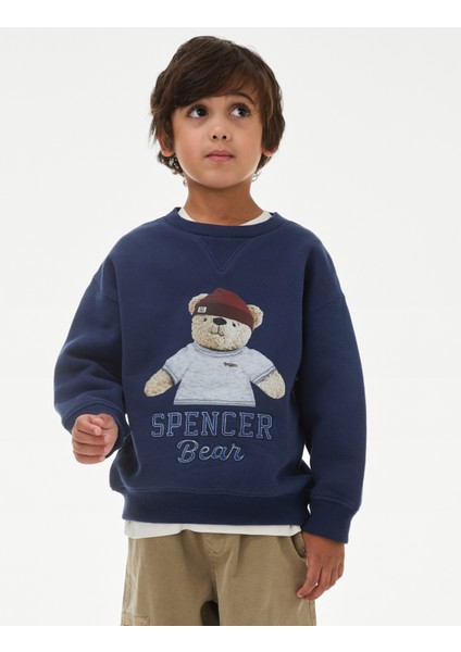 Spencer Bear™ Christmas Sweatshirt (2-8 Yaş)