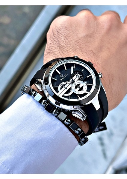 Slikon Kayışlı Fonksiyonlu Erkek Kol Saati fiyatları