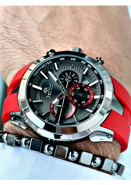 Slikon Kayışlı Fonksiyonlu Erkek Kol Saati fiyatları