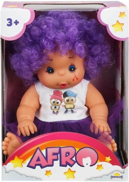 20040 Afro Kıvırcık Saçlı Bebek 23 cm -Sunman fiyatları