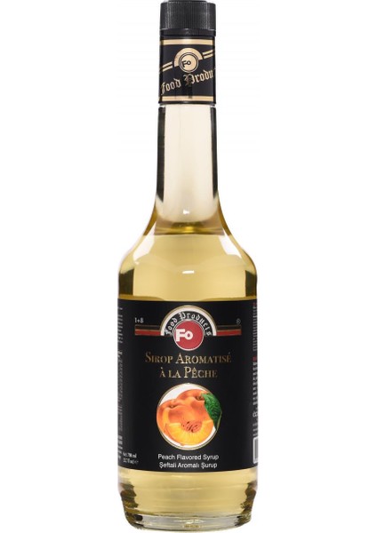 Şeftali Aromalı Kokteyl Şurubu 700 ml
