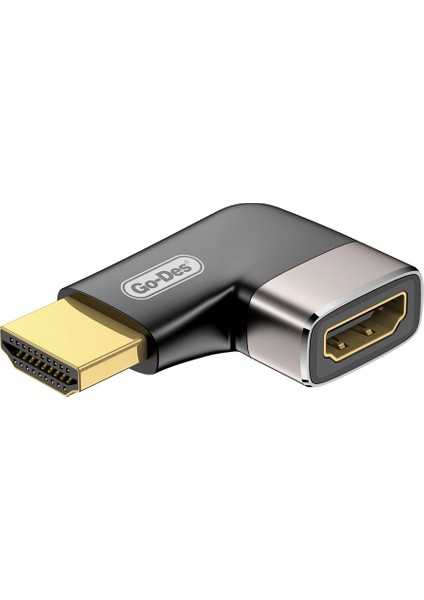 GD-CT081 Hdtv HDMI Adaptör 8k Hd 2.1 Versiyon Görüntü Aktarım Cihazı Siyah