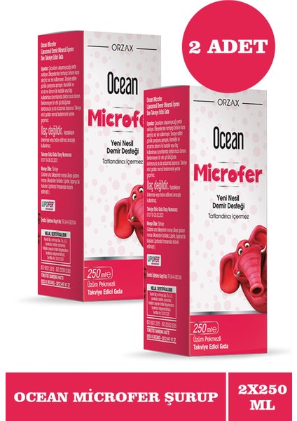 Microfer Şurup 250 ml x 2 Adet