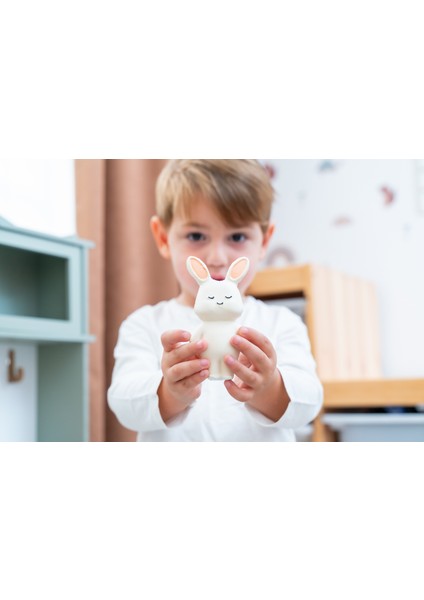 Bebek Diş Kaşıyıcı Ve Oyuncağı ( Kauçuk) Tavşan