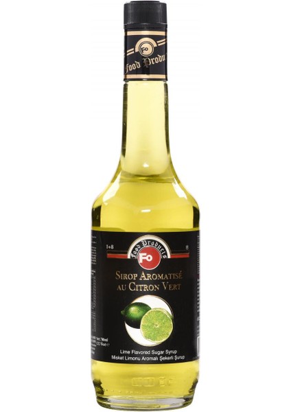 Misket Limon Lime Aromalı Kokteyl Şurubu 700 ml