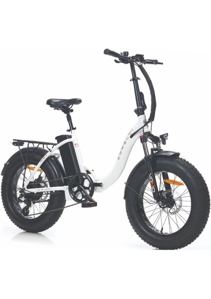 Voniq S Eco - 20'' Jant - Elektrikli Katlanır ( Fat Bike ) Bisiklet - Mavi