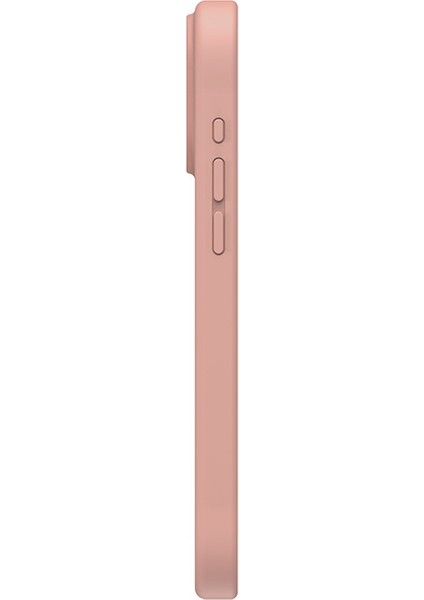 Apple iPhone 16 Pro Uyumlu Kılıf Magsafe Şarj Özellikli Soft Arka Yüzey Askı Ipli Coehl Creme Kapak Pembe