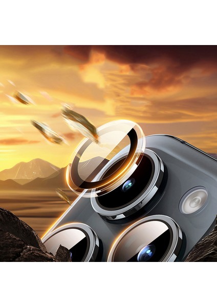 iPhone 16 LG-007 Lens Guard Oleofobik Anti Reflective Kamera Lens Koruyucu Uygulama Aparatlı modelleri