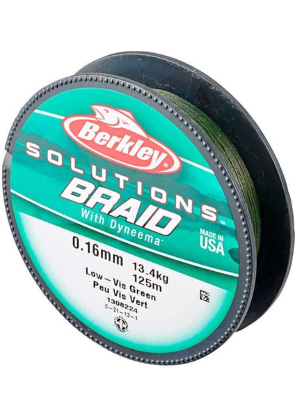 Solutions Braid Ip Misina Green 0.24 mm - 125 mt - 24.2 kg