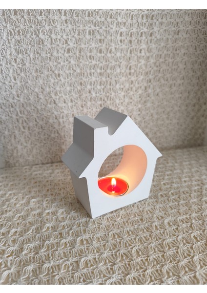 Ev Figürlü Dekoratif Mumluk Tealight 2 fırsatları