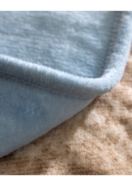 Serpent Çift Kişilik Welsoft Polar Baskılı Battaniye - Bej/mavi fırsatları