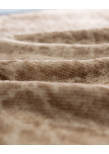 Serpent Çift Kişilik Welsoft Polar Baskılı Battaniye - Bej/mavi indirimleri