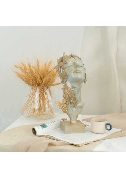 Bella Kelebekli Kadın Mask Obje