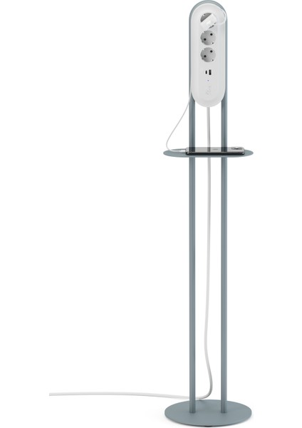 Blue Standlı Priz 3 Metre Mavi