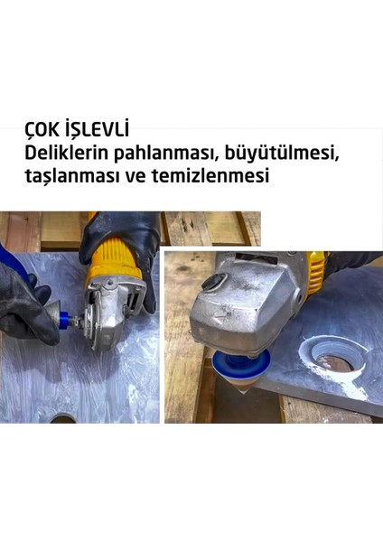 6261 Granit Seramik Fayans Için M14 Elmas Konik Taşlama 0-70 mm
