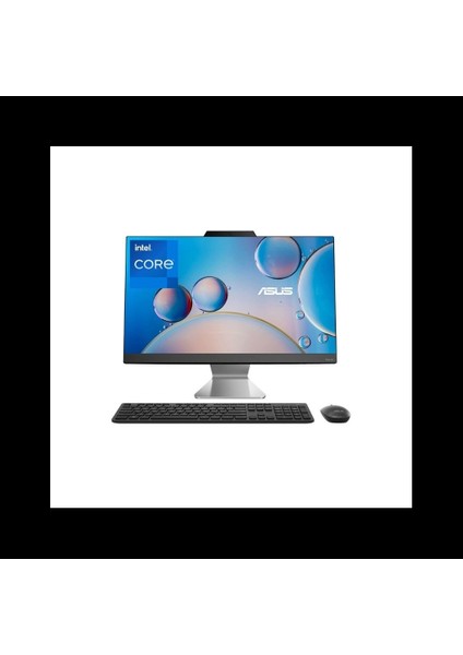 A3402WBAK-I716512B0D, İ7-1355U, 23,8&quot;  Fhd Ekran, 16GB Ddr5 Ram, 512GB Ssd, Wi-Fi 6, Type-A, Type-C, Paylaşımlı Ekran Kartı, Free Dos, All In One Pc, (Black)