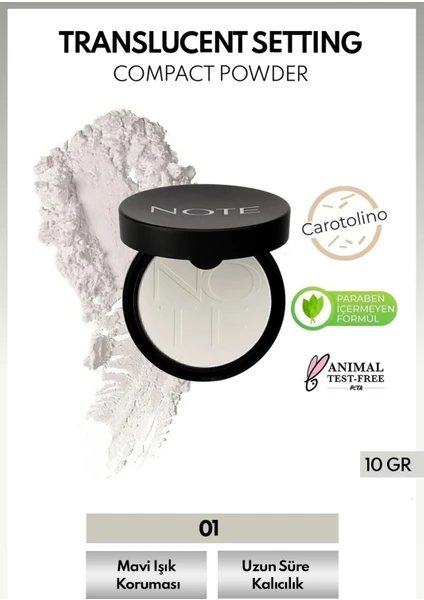 Translucent Setting Powder Makyaj Sabitleyici Transparan Pudra