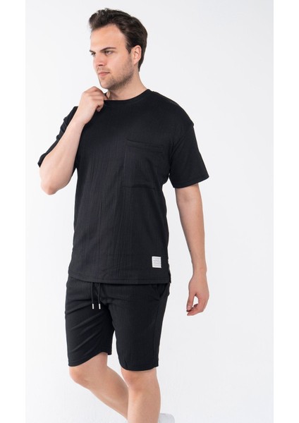 Erkek Oversize Şort T-Shirt Takım