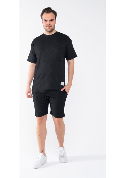 Erkek Oversize Şort T-Shirt Takım