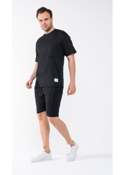 Erkek Oversize Şort T-Shirt Takım