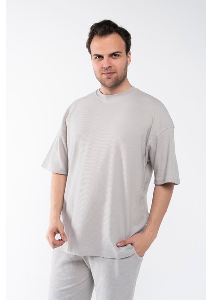 Erkek Oversize Şort T-Shirt Takım