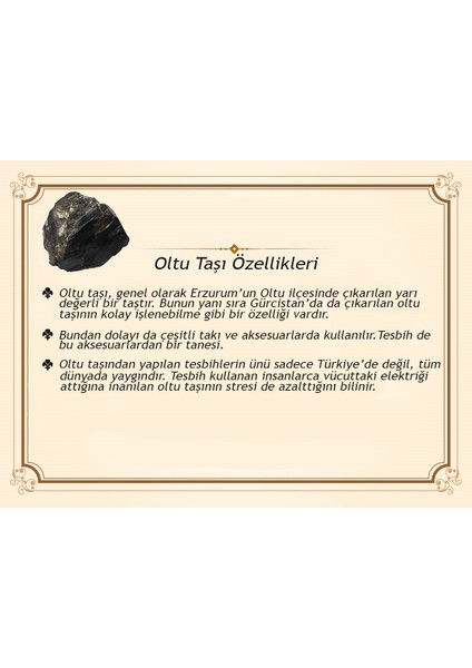 Kararmaz Metal Ayyıldız Püsküllü Küre Kesim Rus Oltu Tesbih
