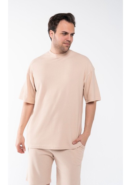 Erkek Oversize Şort T-Shirt Takım