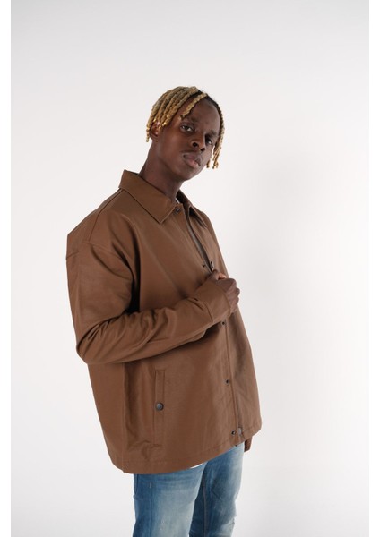 Erkek Baharlık Deri Ceket modelleri