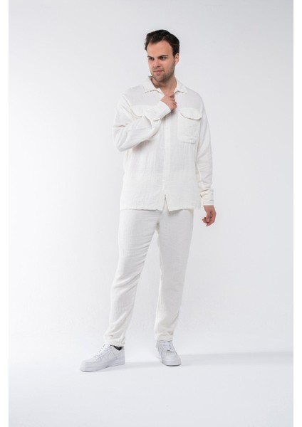 Erkek Oversize Keten Alt Üst Takım fiyatları