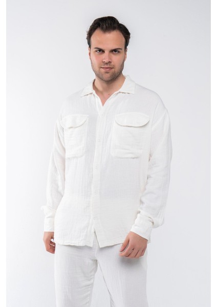 Erkek Oversize Keten Alt Üst Takım indirimleri