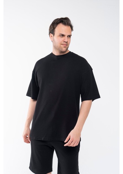 Erkek Oversize Şort T-Shirt Takım