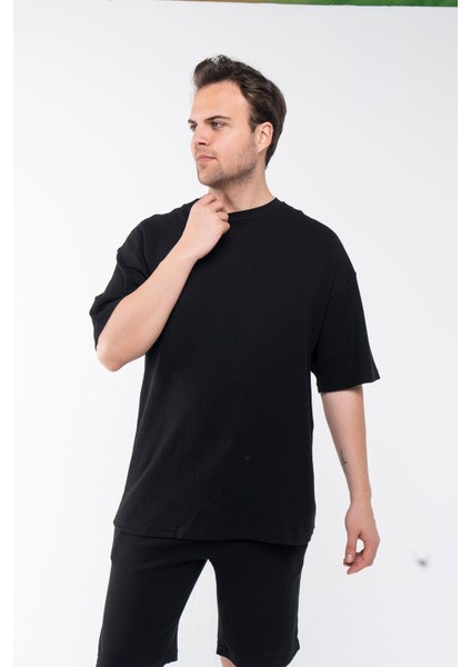 Erkek Oversize Şort T-Shirt Takım