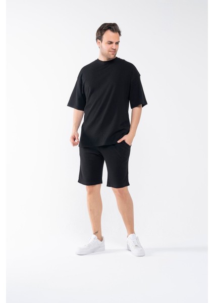 Erkek Oversize Şort T-Shirt Takım