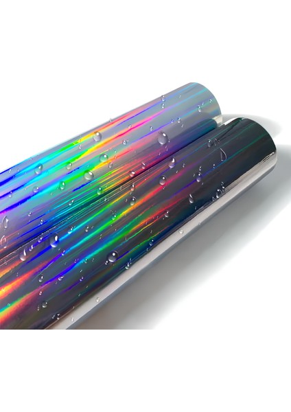 Hologram Gökkuşağı Rainbow Araç Motosiklet Jant Kaplama Folyosu 30CM x 3 Metre fiyatları