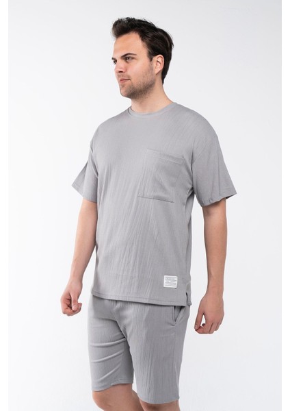 Erkek Oversize Şort T-Shirt Takım
