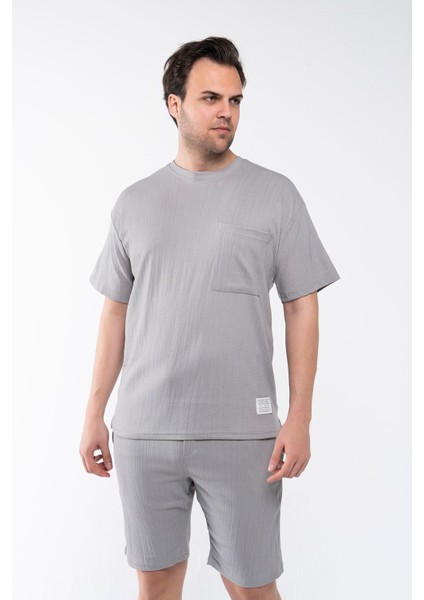 Erkek Oversize Şort T-Shirt Takım