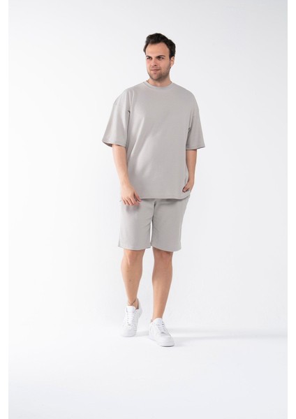 Erkek Oversize Şort T-Shirt Takım modelleri