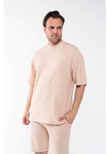 Erkek Oversize Şort T-Shirt Takım modelleri