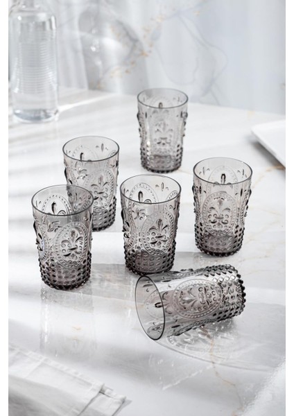 Akrilik Füme Tekli Kısa Bardak & Su Meşrubat Kahve Yanı Bardağı 400 ml ( Cam Değildir )