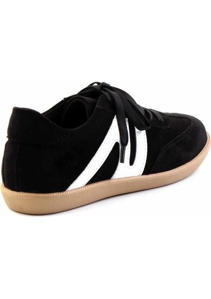 Siyah Süet Kadın Sneaker K01179770002 fırsatları
