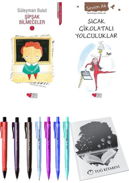Sıcak Çikolatalı Yolculuklar ve Şipşak Bilmeceler 1 2'li Set + Hediyeli