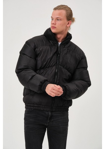 Yağmur Rüzgar Geçirmez Bomber Oversize Çapraz Kesimli Mont Ceket Kaban Waterproof