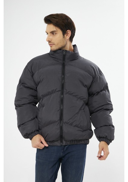 Yağmur Rüzgar Geçirmez Çapraz Kesim 7032 Bomber Oversize Mont Ceket Kaban Waterproof MM-153