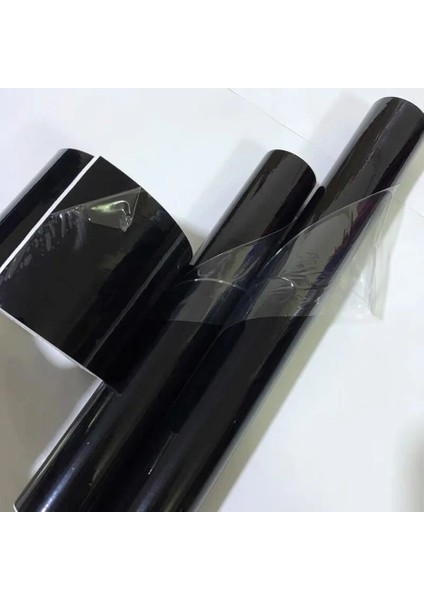 Piano Black Siyah Hava Kanallı Parlak Koruma Jelatinli Folyo 50CM x 3 Metre