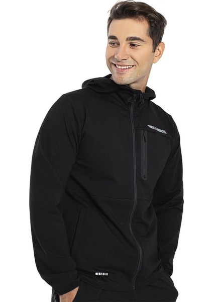 Pamuklu Kapşonlu Erkek Sweatshirt