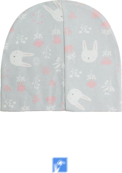 %100 Pamuk Tavşan Baskılı Cotton Kız Bebe Penye ( 2-5 Yaş ) modelleri