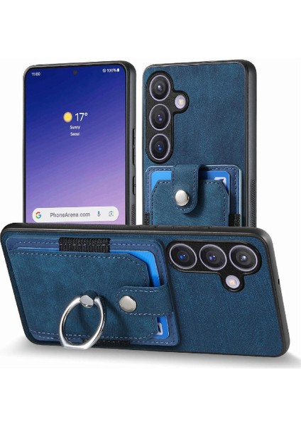 Samsung Galaxy S24 Artı Halka Tutucu Manyetik Araç Montaj Standı Crad (Yurt Dışından)