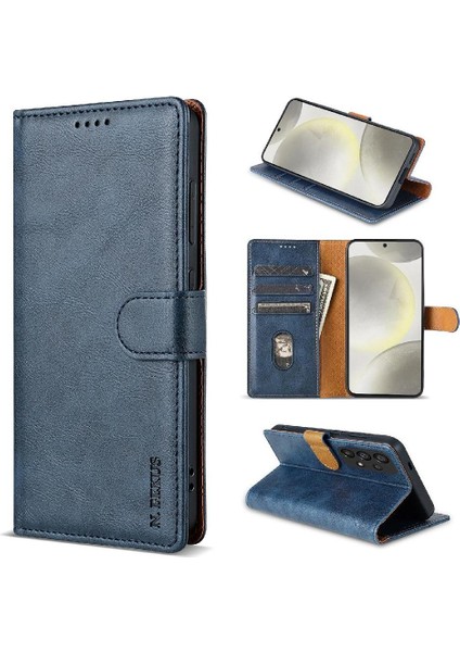Samsung Galaxy Için Flip Case A52S 5g Anti Kayma Yan Cep Kart Yuvaları (Yurt Dışından)