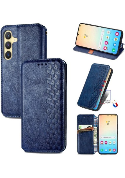 Samsung Galaxy S24 Artı Zarif Iş Cüzdan Fonksiyon Vaka (Yurt Dışından)