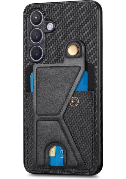 Samsung Galaxy S24 Manyetik Tasarım Cardholder Için Kılıf Braketi Standı (Yurt Dışından) indirimleri